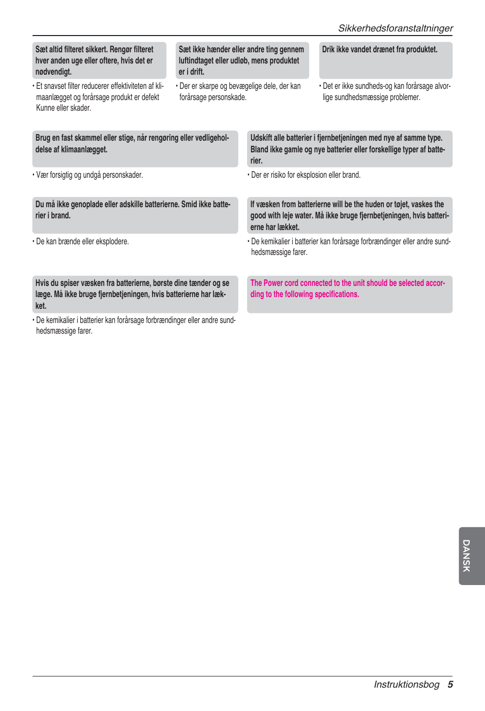 LG UV18 NBC User Manual | Page 293 / 305
