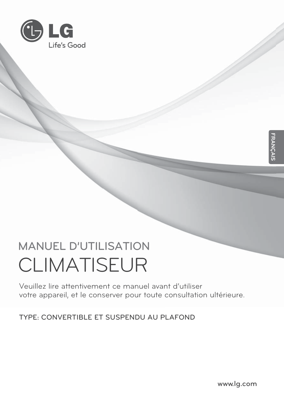 Climatiseur, Manuel d’utilisation | LG UV18 NBC User Manual | Page 49 / 305