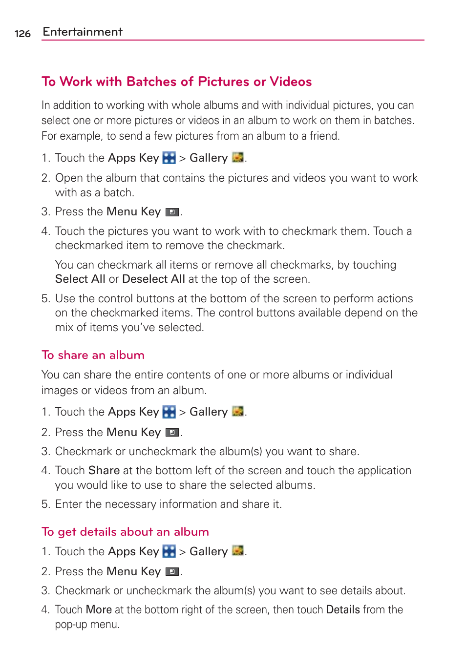 LG VS700 User Manual | Page 128 / 448