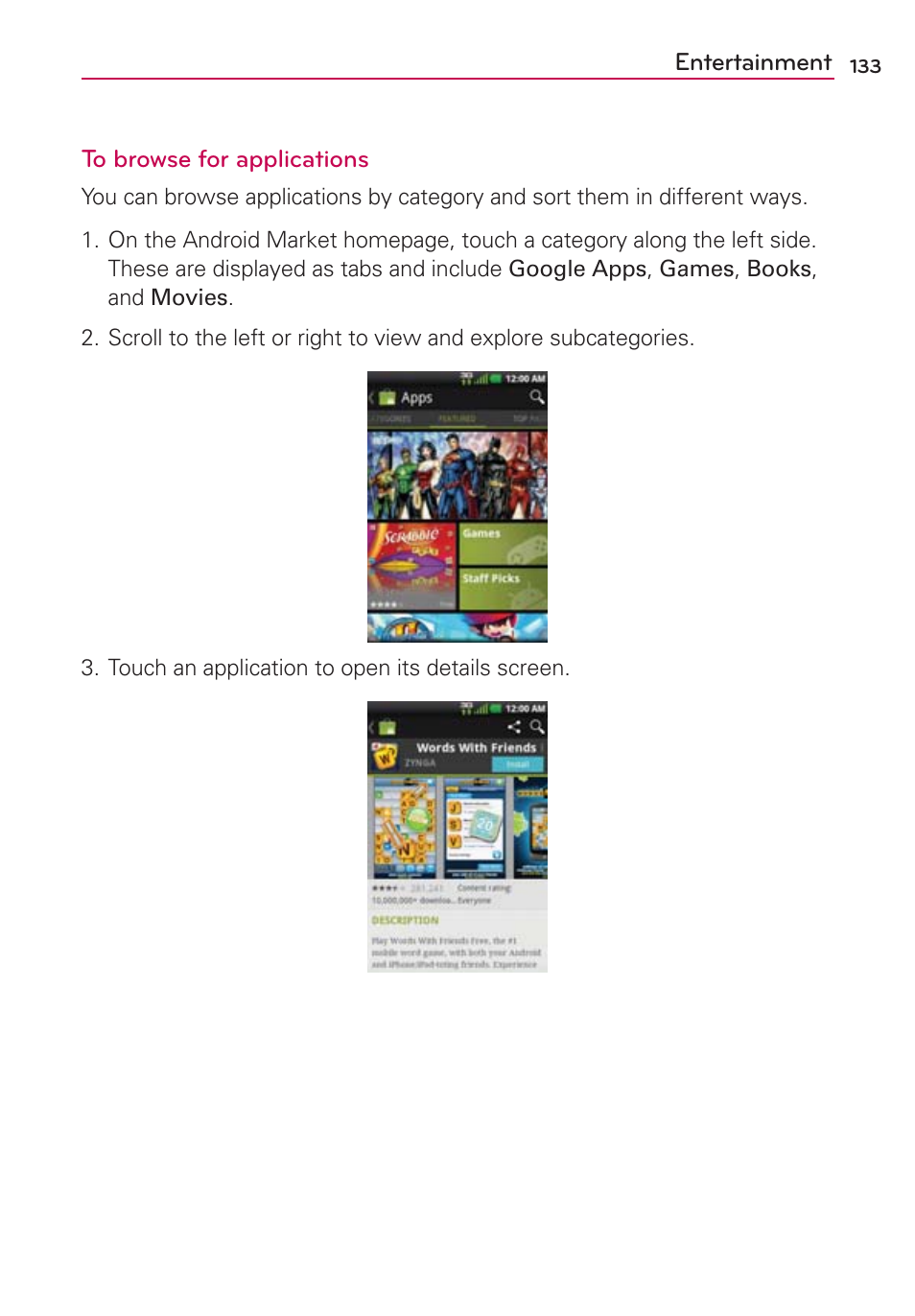 LG VS700 User Manual | Page 135 / 448