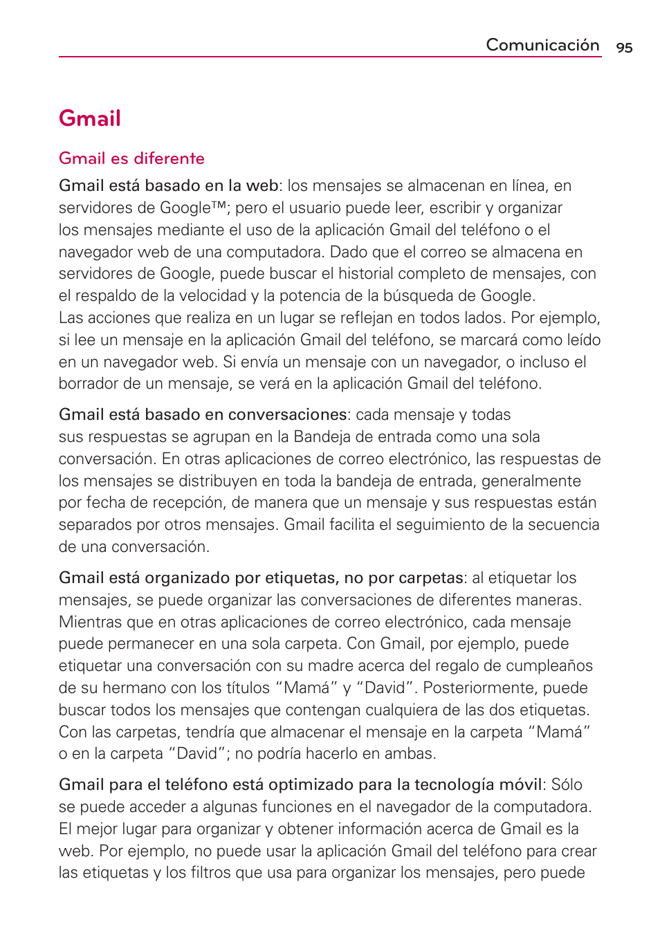 Gmail | LG VS700 User Manual | Page 312 / 448