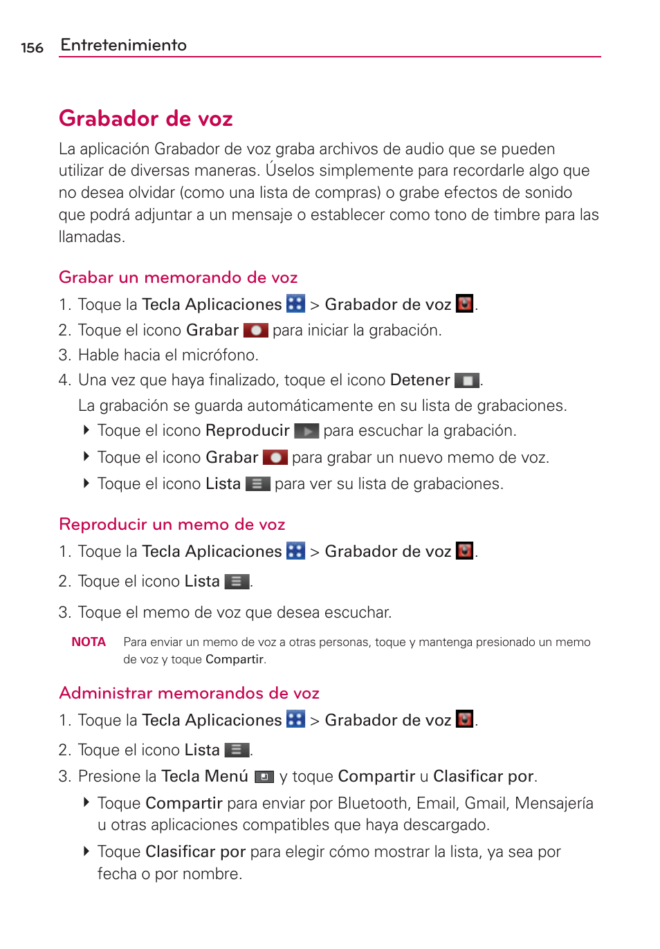 Grabador de voz | LG VS700 User Manual | Page 373 / 448