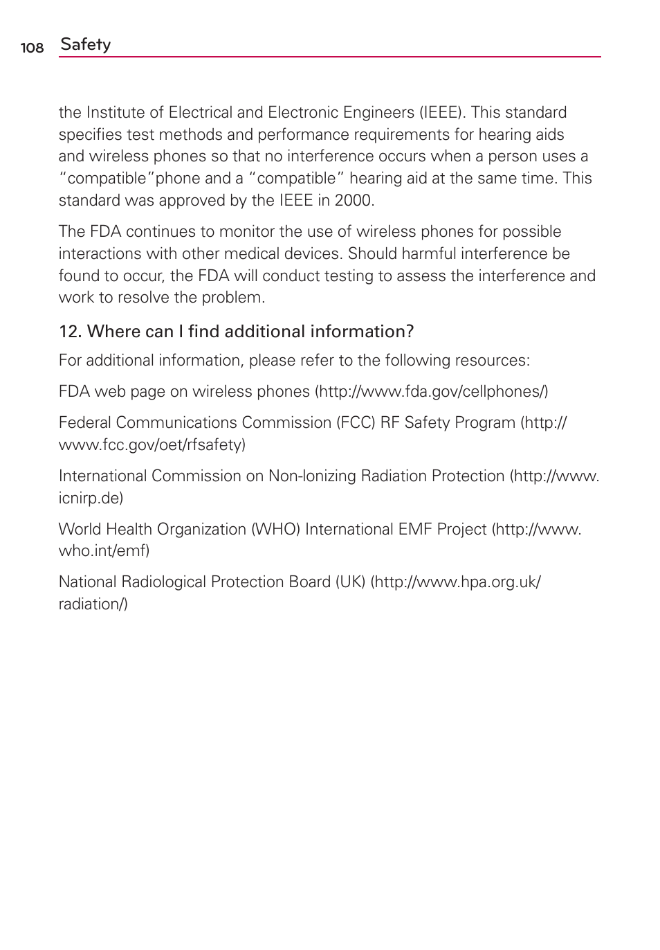 LG US780 User Manual | Page 108 / 117