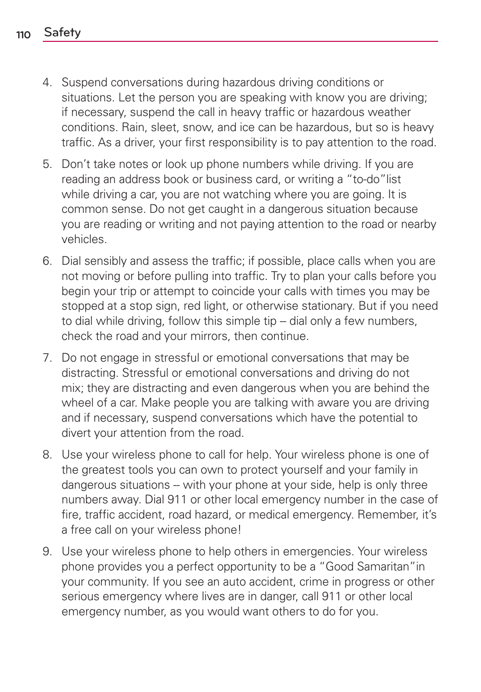 LG US780 User Manual | Page 110 / 117