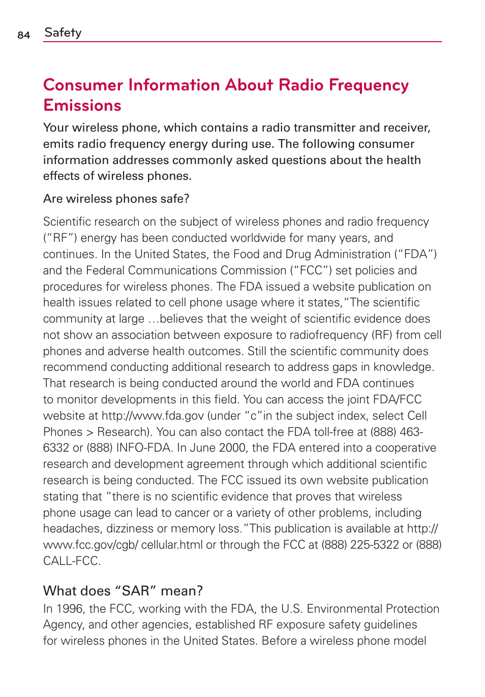 LG US780 User Manual | Page 84 / 117