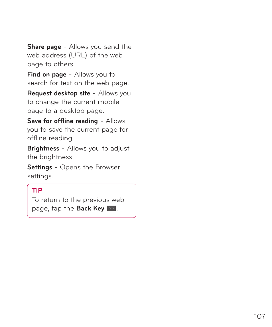 LG LGP769BK User Manual | Page 109 / 167