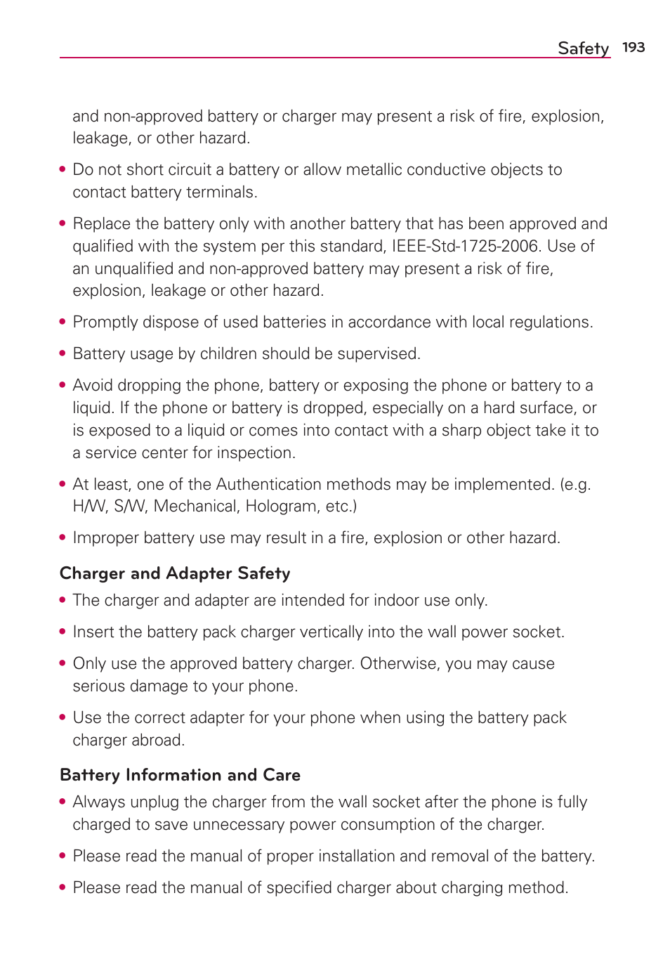 LG LGVS870 User Manual | Page 195 / 223
