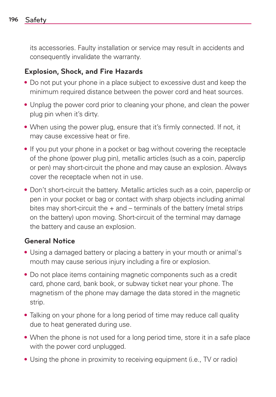 LG LGVS870 User Manual | Page 198 / 223