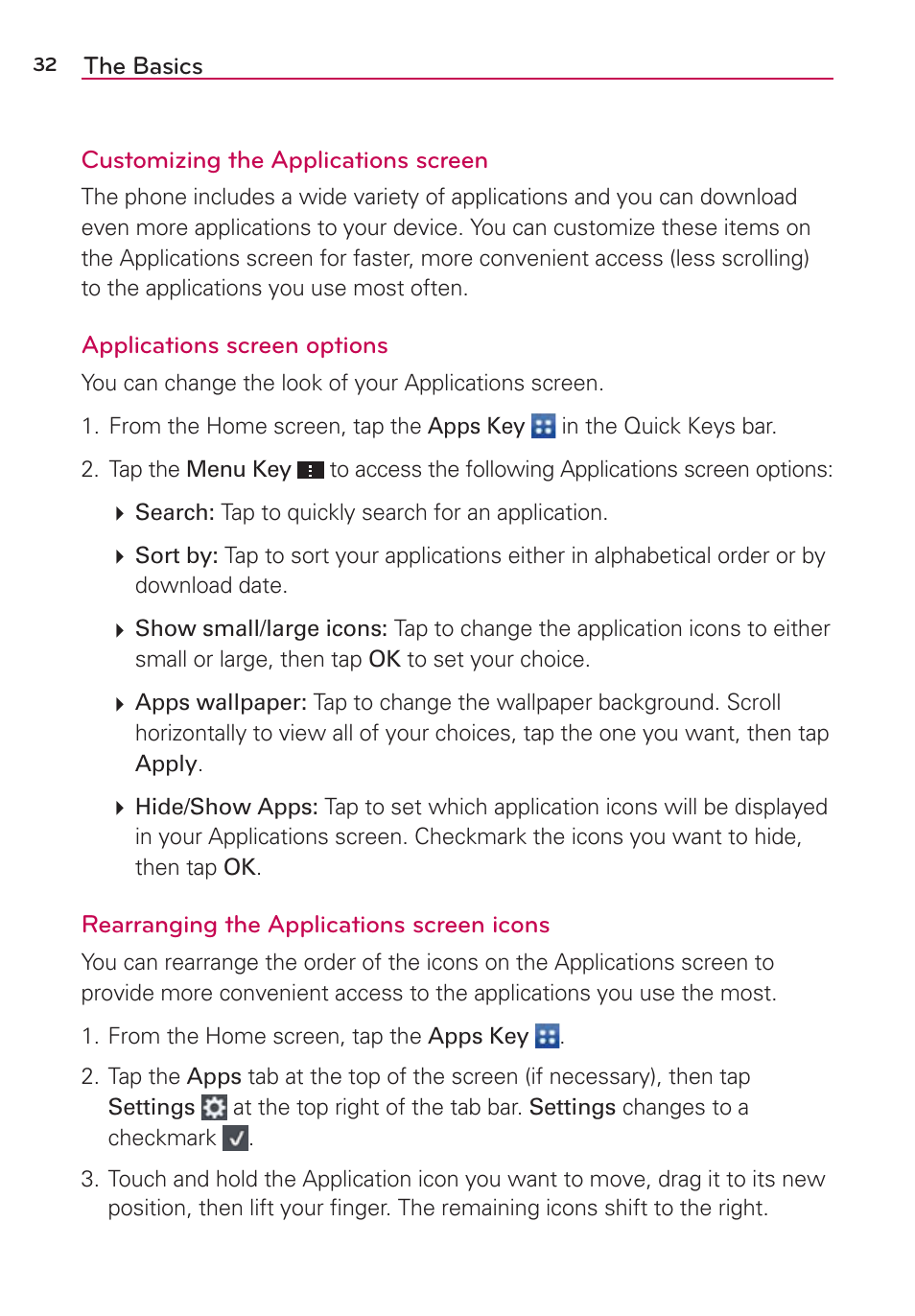 LG LGVS870 User Manual | Page 34 / 223