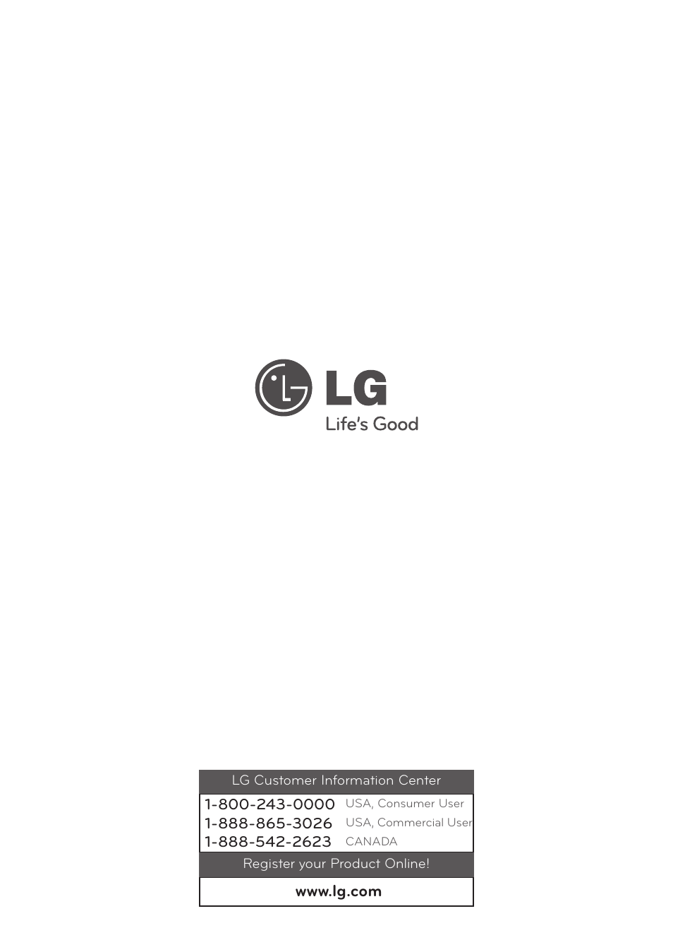 LG LTC19340ST User Manual | Page 31 / 31