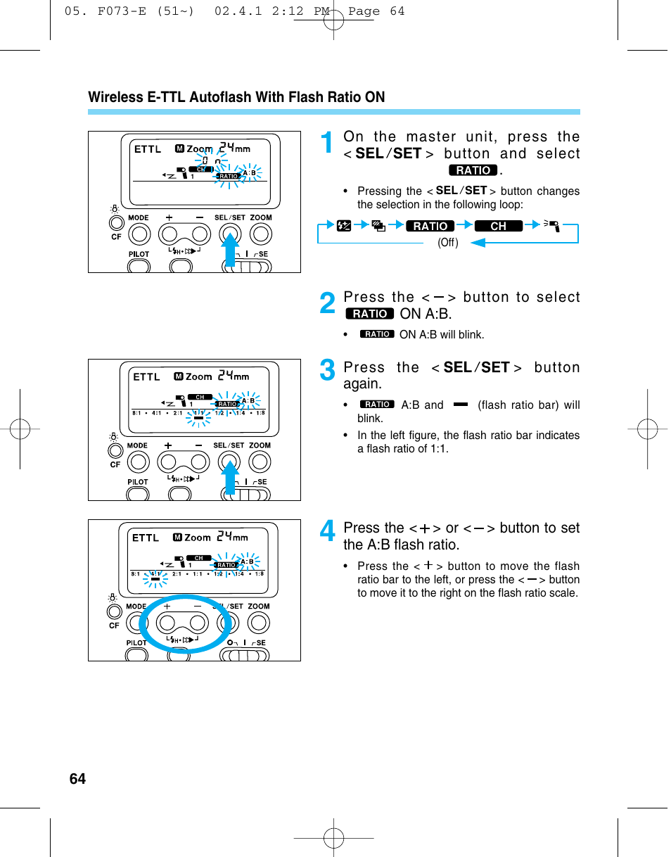 Canon 550 EX User Manual | Page 64 / 128