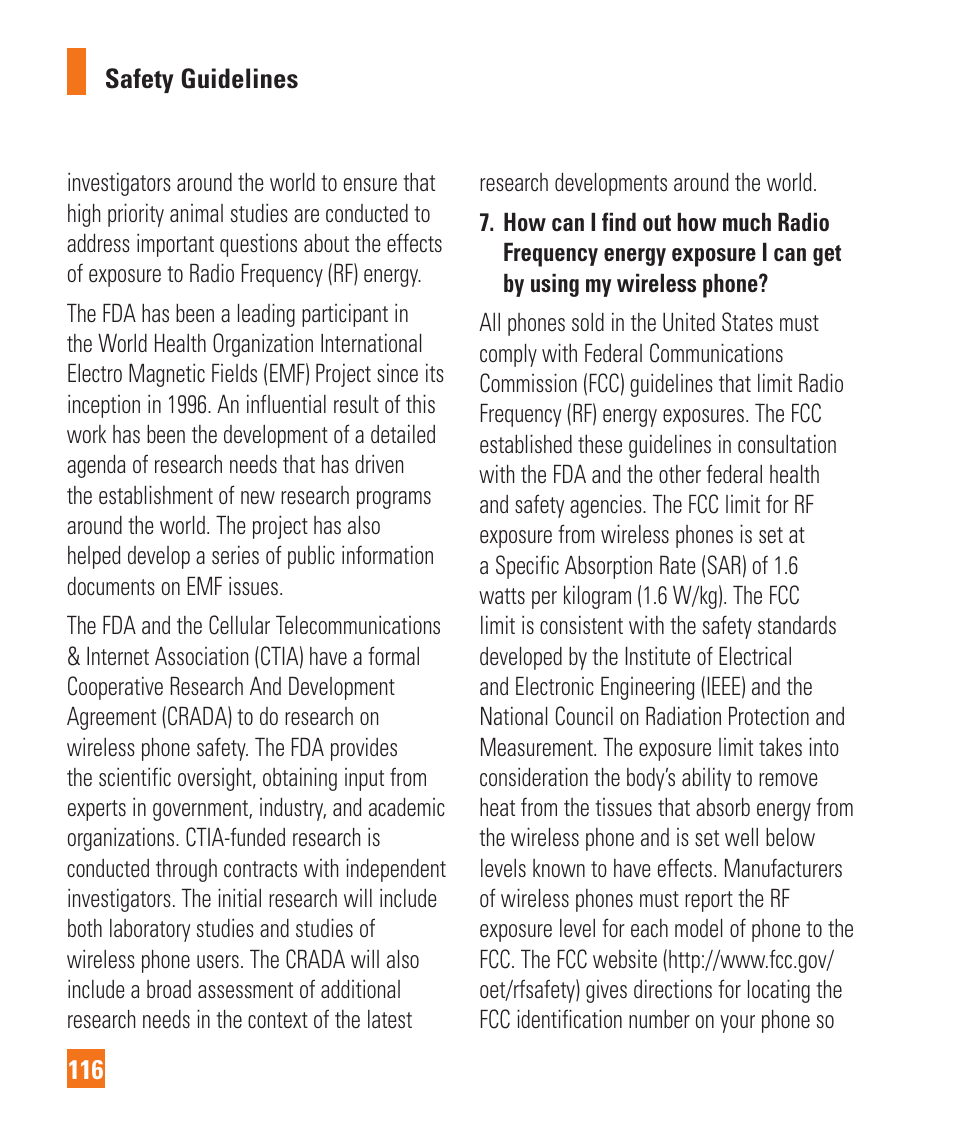 LG C410 User Manual | Page 116 / 124
