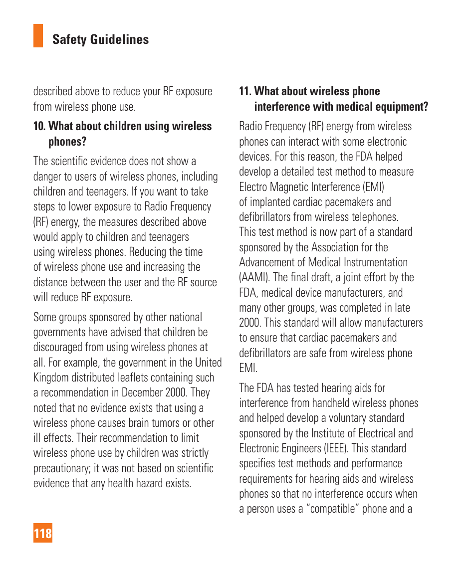 LG C410 User Manual | Page 118 / 124