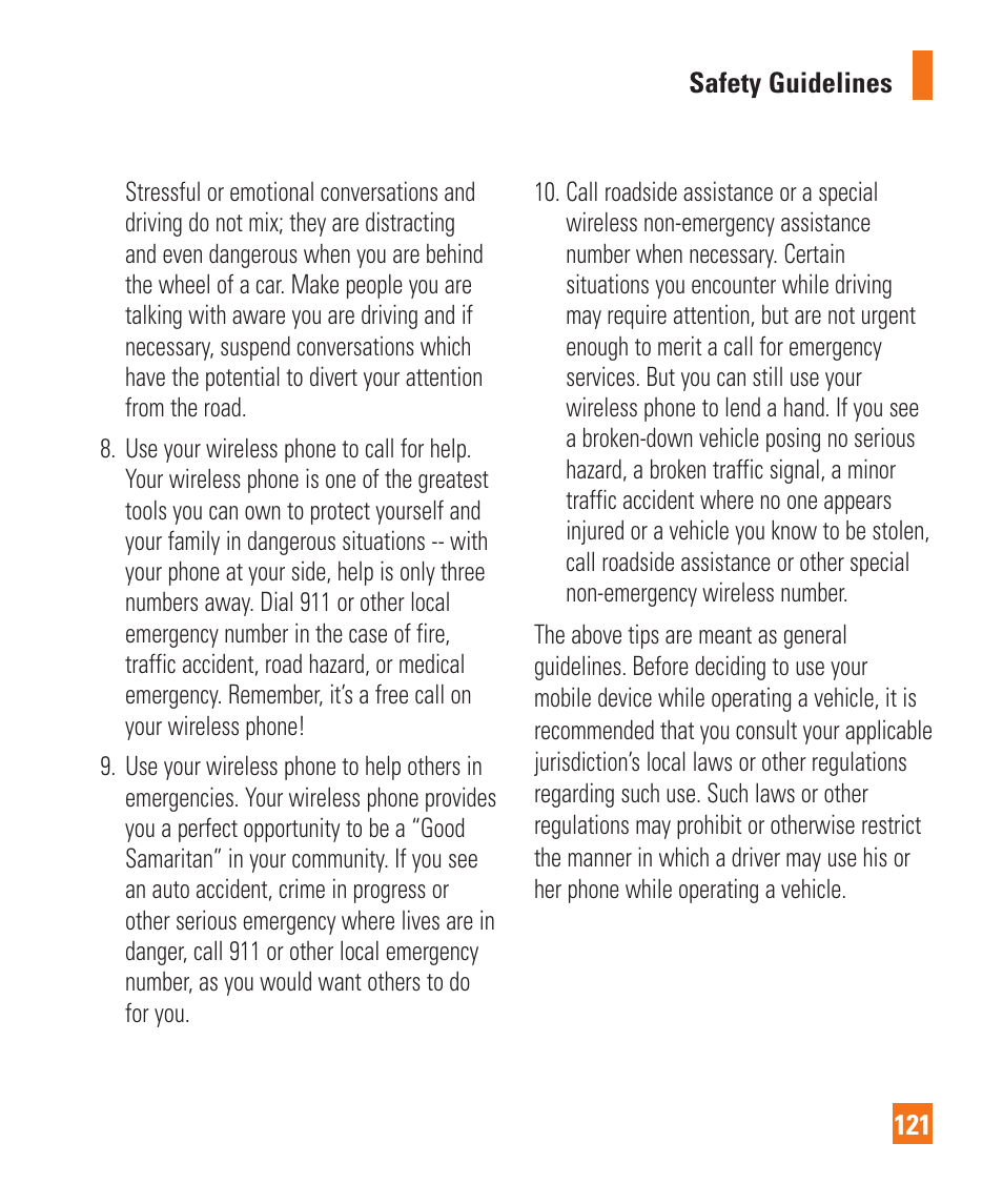 LG C410 User Manual | Page 121 / 124