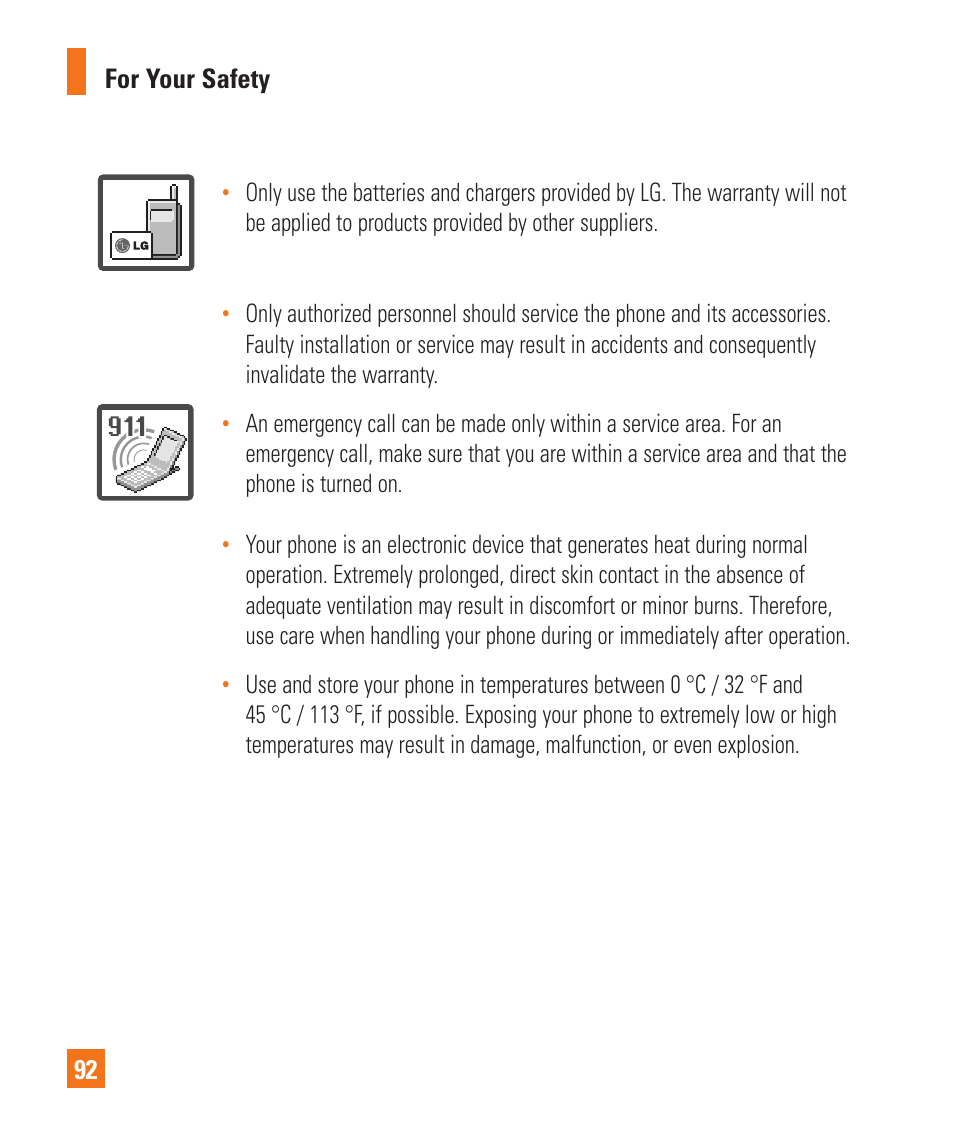 LG C410 User Manual | Page 92 / 124