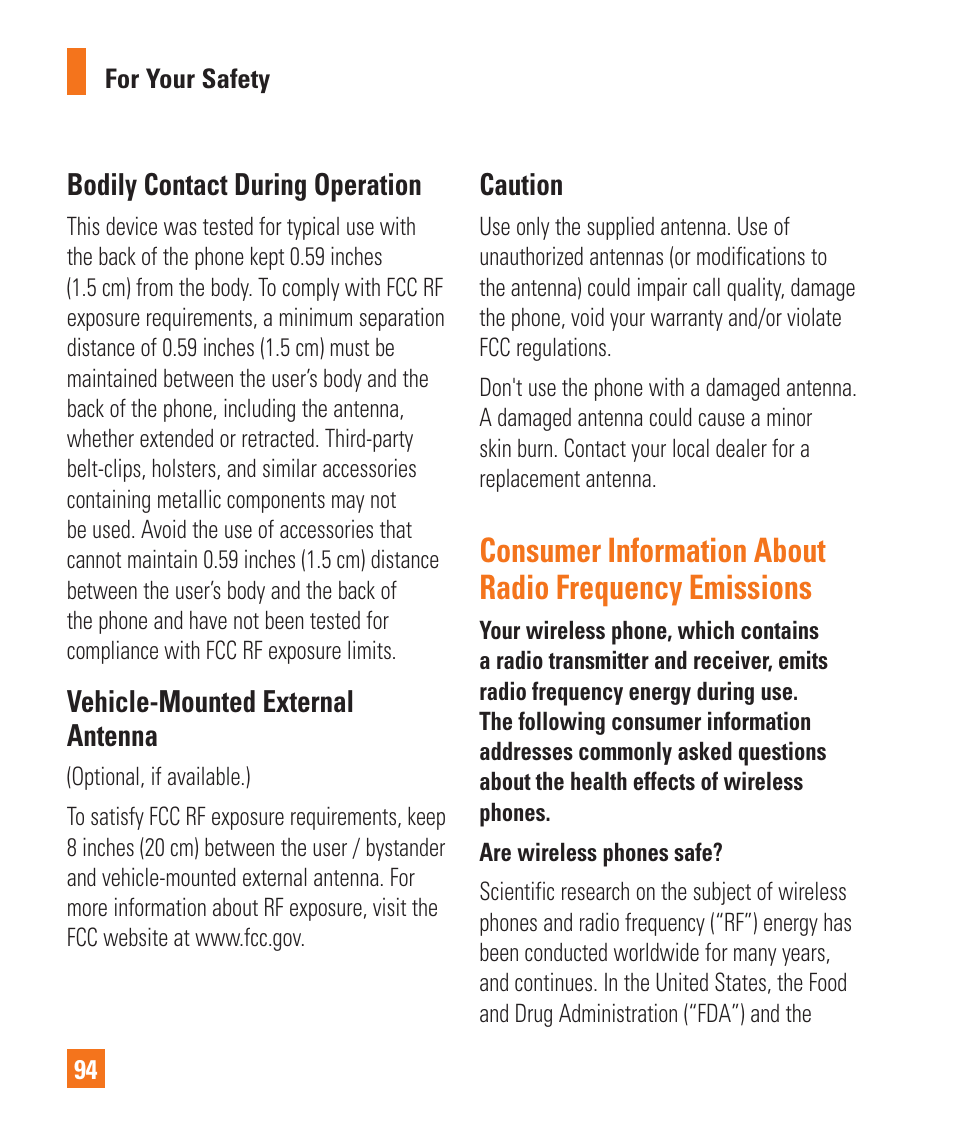 LG C410 User Manual | Page 94 / 124