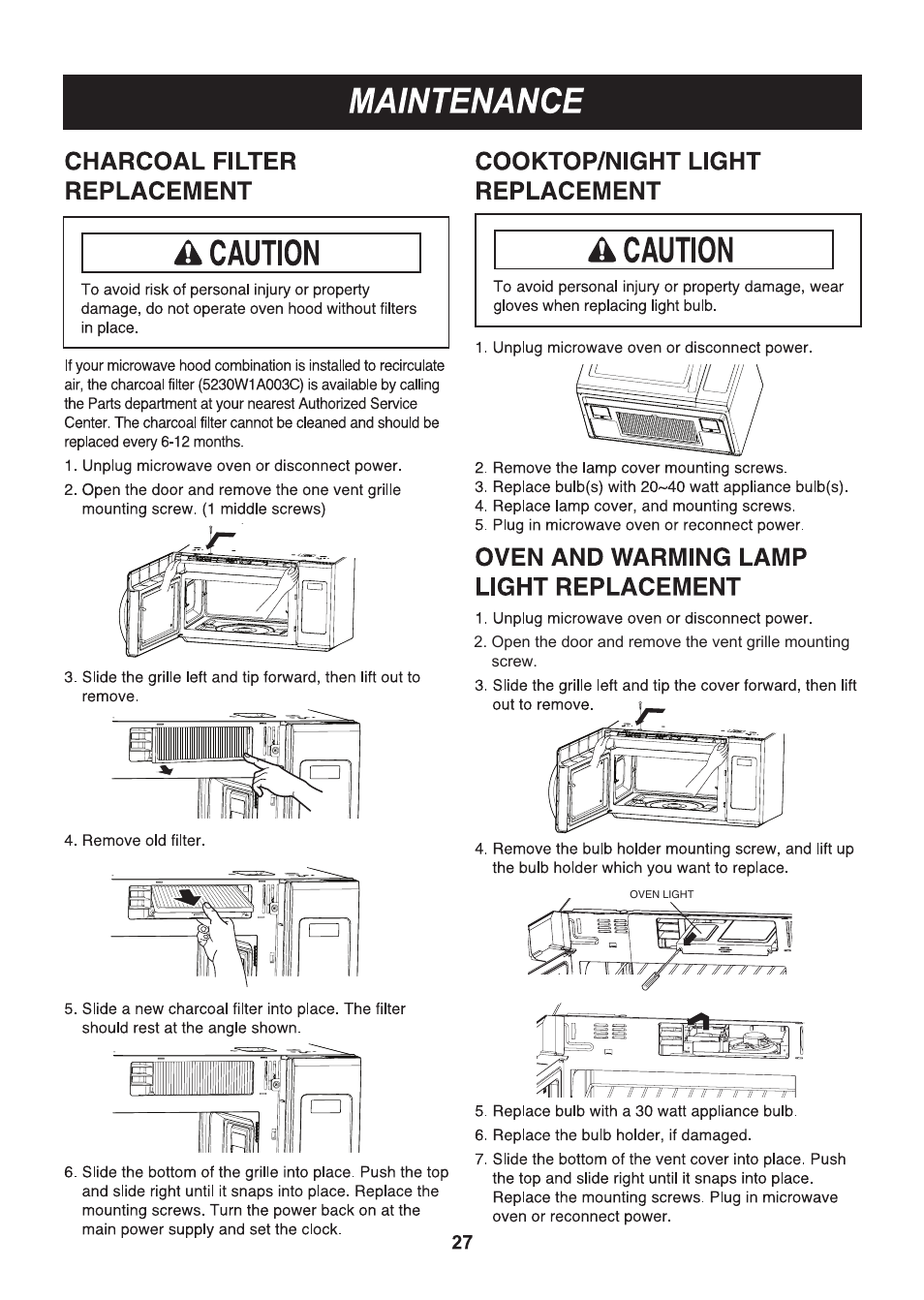 LG LMV2015SB User Manual | Page 27 / 32