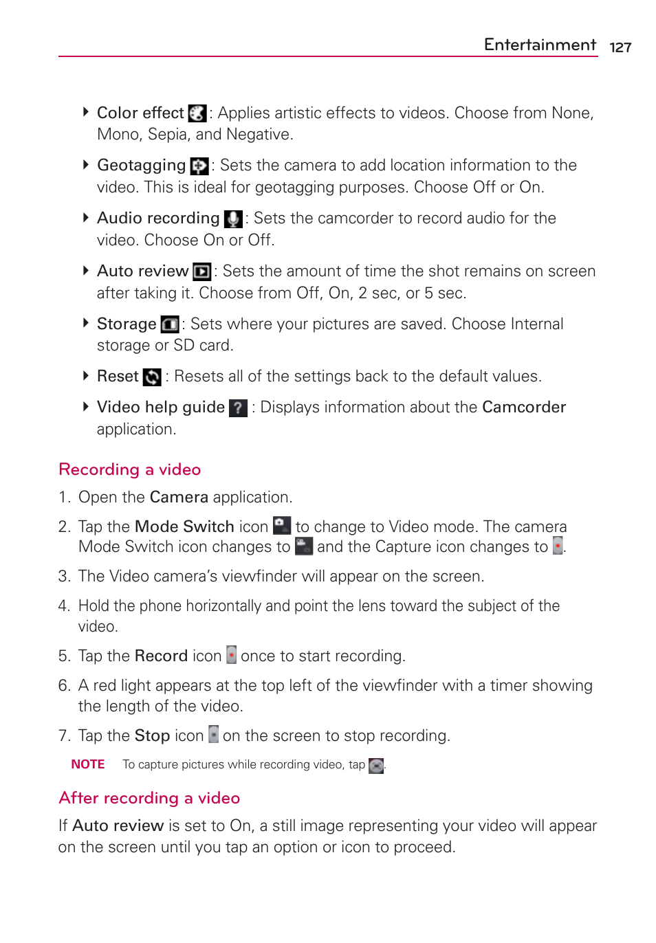 LG VS930 User Manual | Page 129 / 198