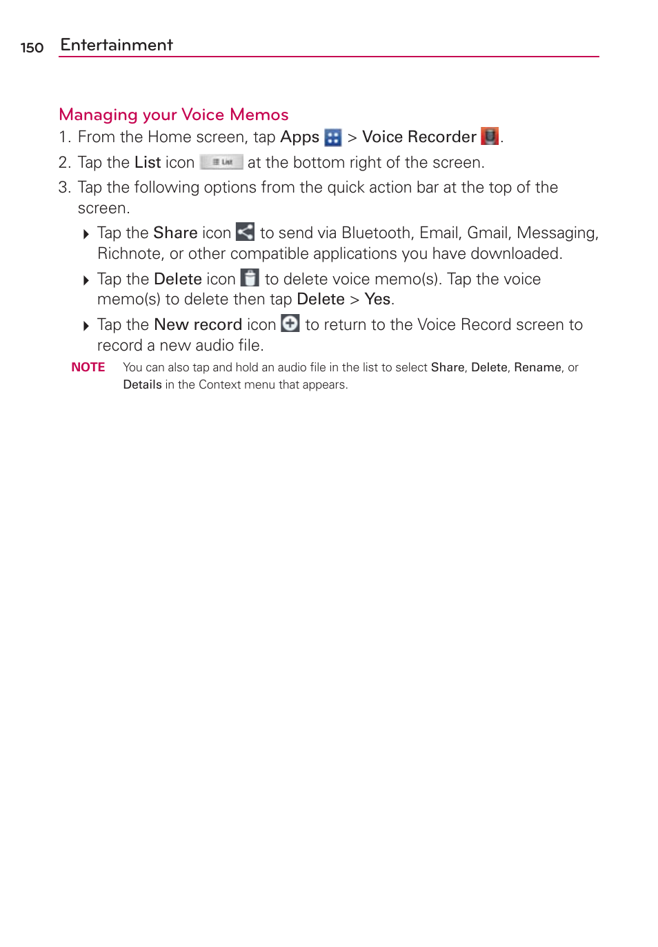 LG VS930 User Manual | Page 152 / 198