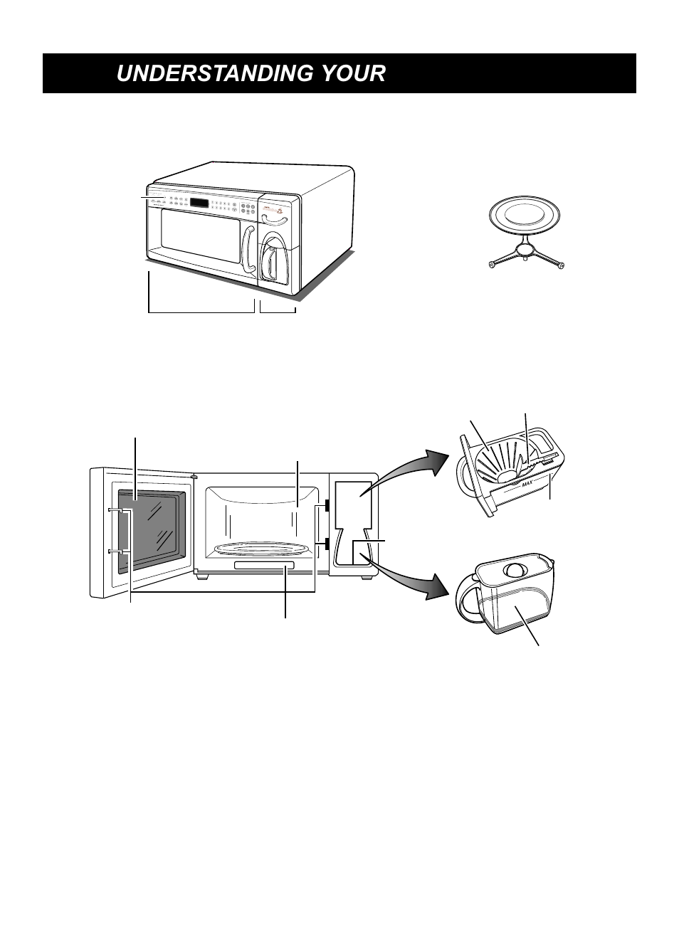 Understanding your coffee combo, Parts and accessories | LG LCRM1240SW User Manual | Page 7 / 31