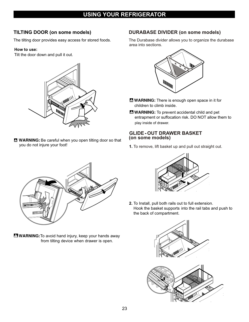 Using your refrigerator | LG LFC23760ST User Manual | Page 22 / 33