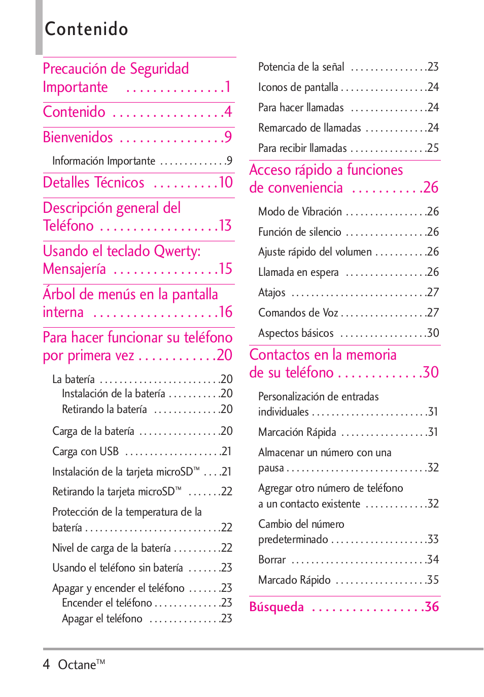 LG Octane VN530 User Manual | Page 170 / 345