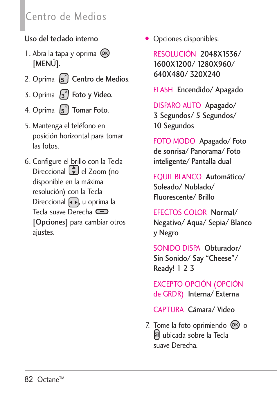 Centro de medios | LG Octane VN530 User Manual | Page 248 / 345
