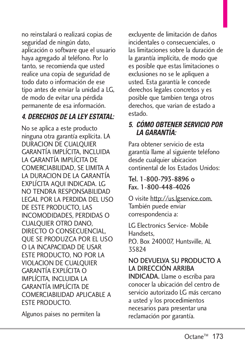 LG Octane VN530 User Manual | Page 339 / 345