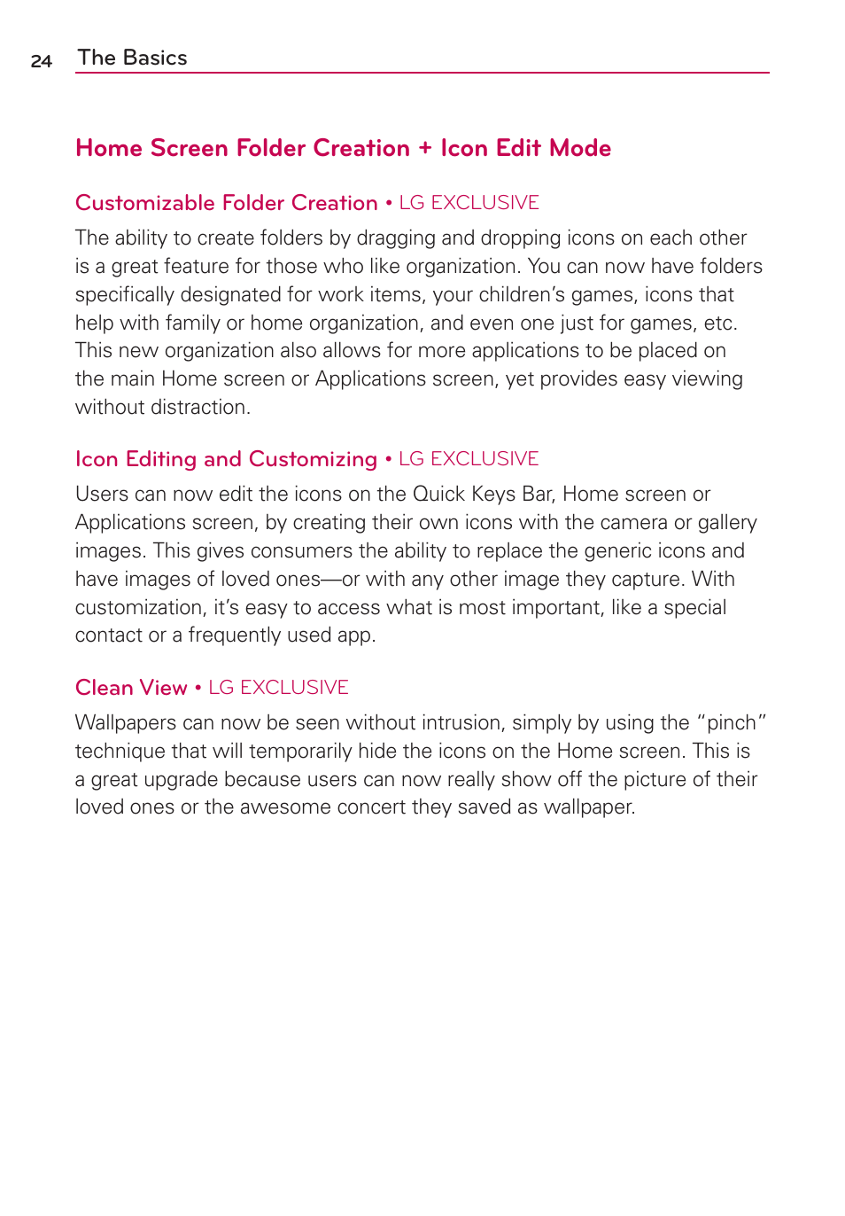 Pnf4dsffo'pmefs$sfbujpo *dpo&eju.pef | LG LGVS840PP User Manual | Page 26 / 206