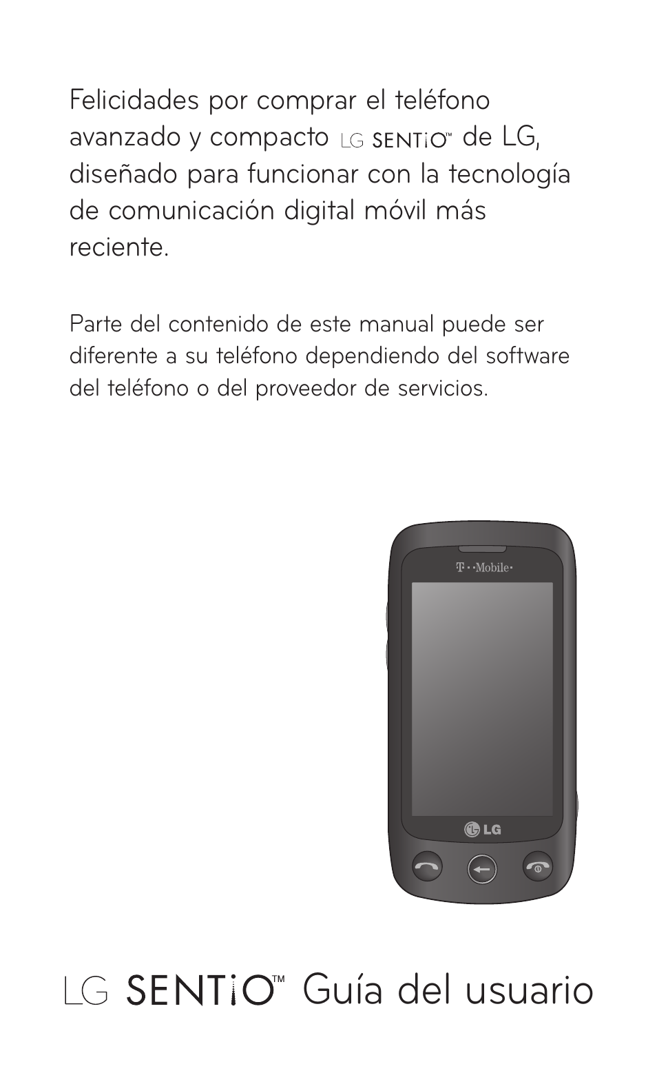 Español, Guía del usuario | LG GS505NV User Manual | Page 122 / 253