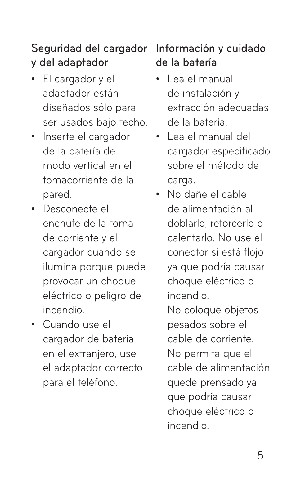 LG GS505NV User Manual | Page 126 / 253