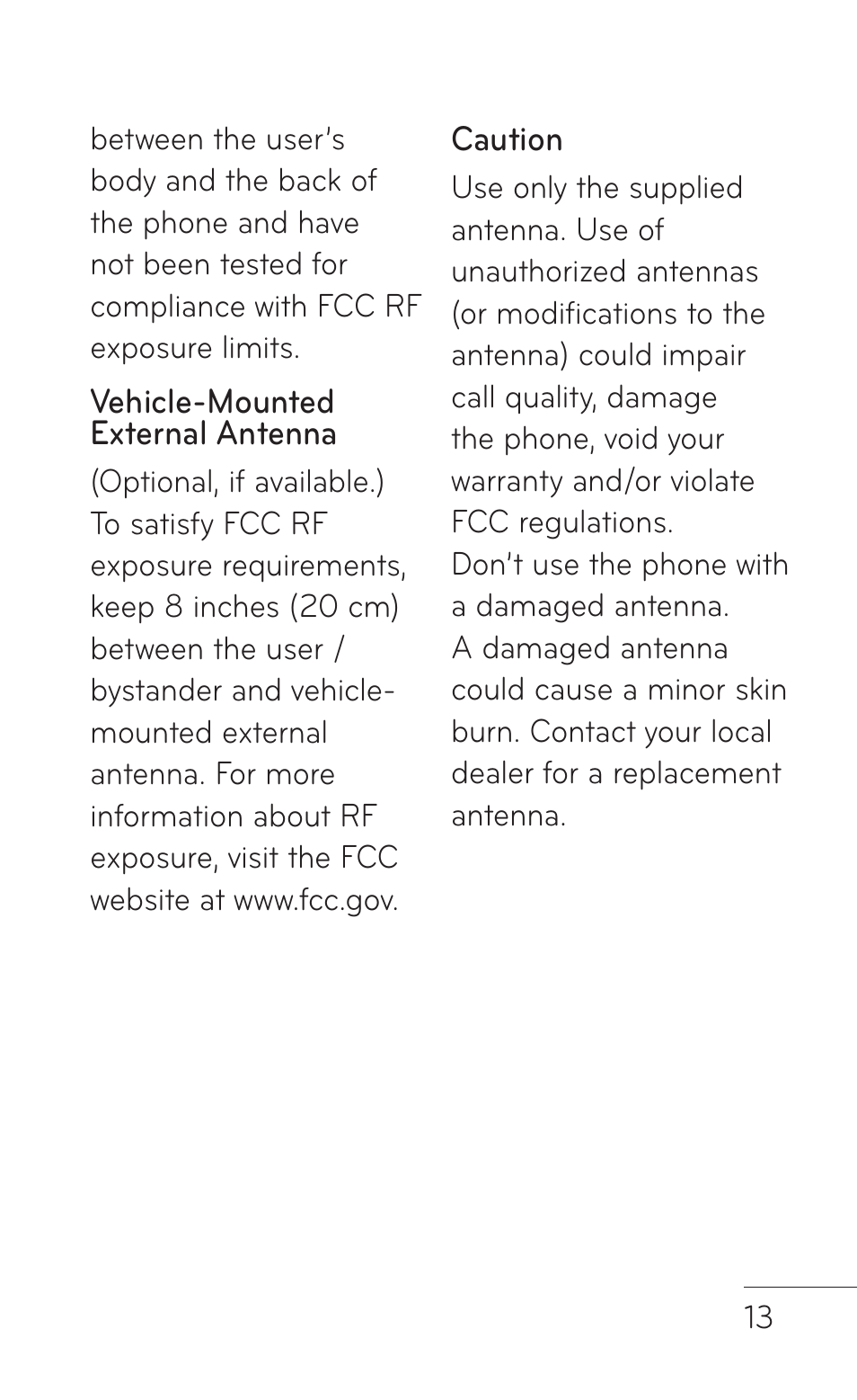 LG GS505NV User Manual | Page 15 / 253