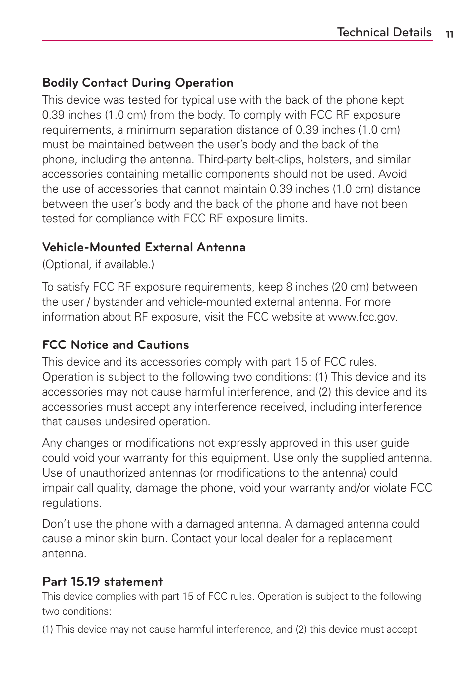 LG MS770 User Manual | Page 13 / 190
