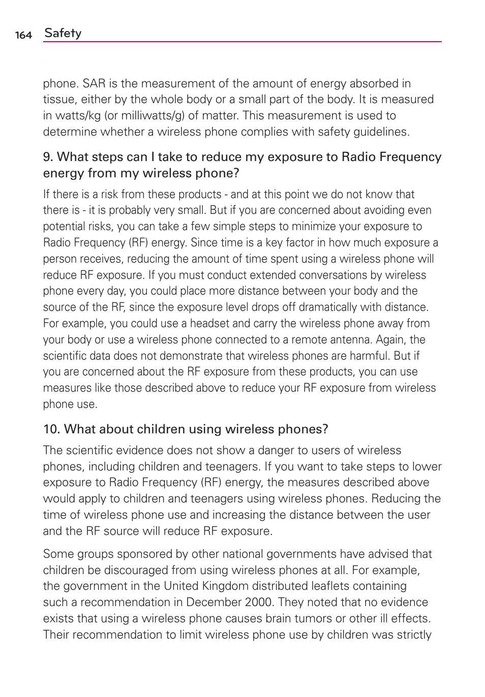 LG MS770 User Manual | Page 166 / 190