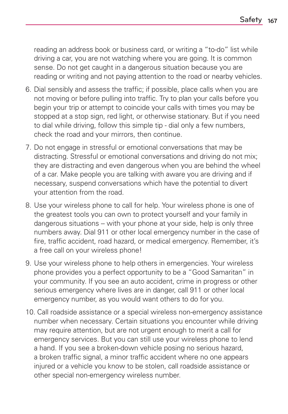 LG MS770 User Manual | Page 169 / 190
