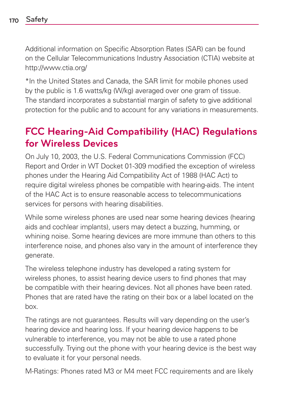 LG MS770 User Manual | Page 172 / 190