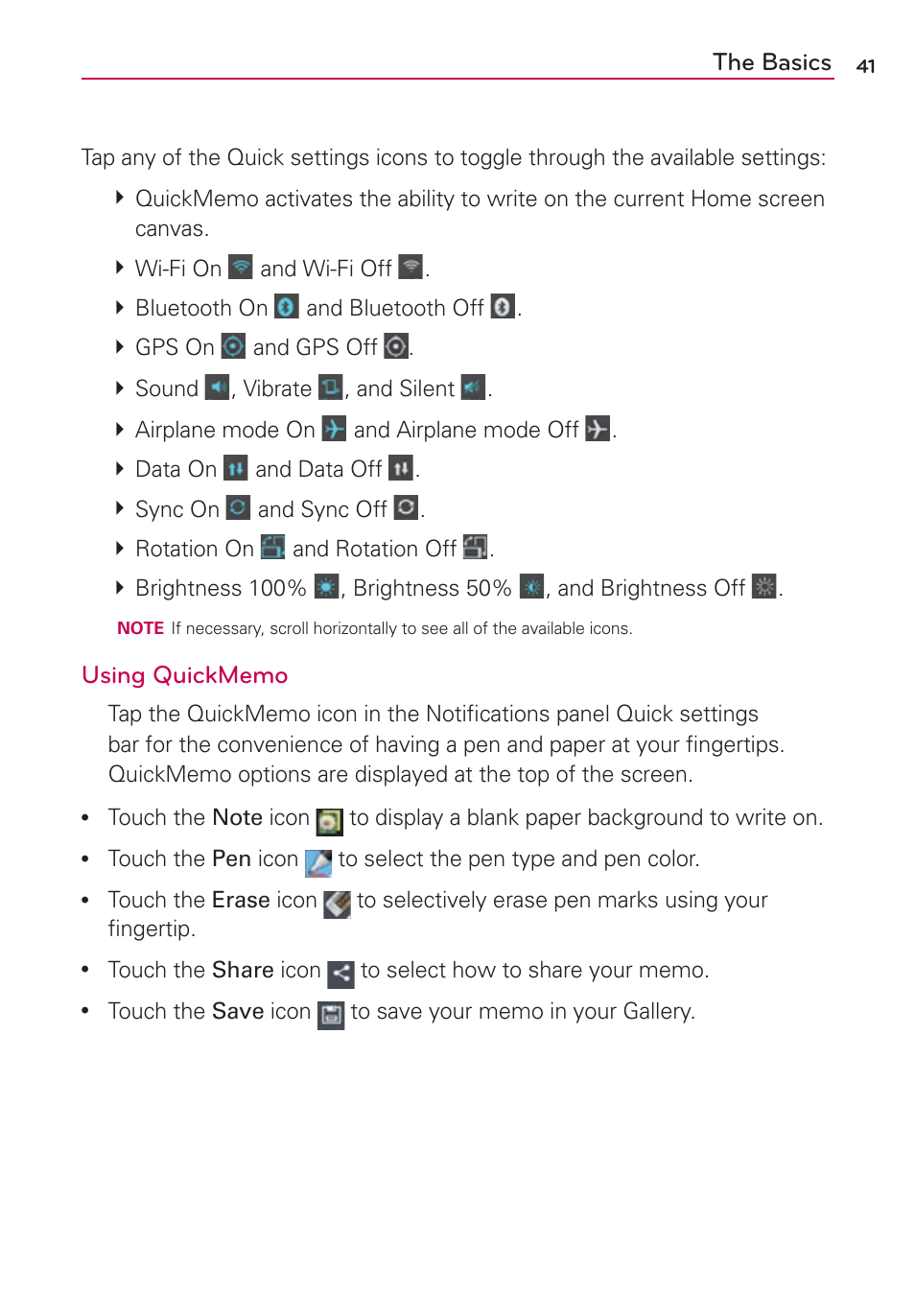 LG MS770 User Manual | Page 43 / 190