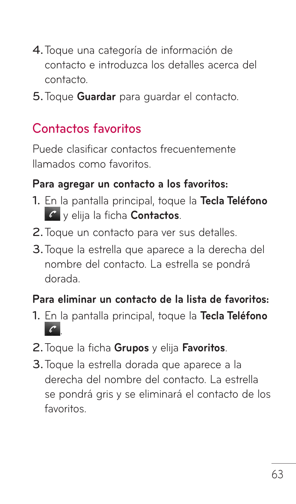 Contactos favoritos | LG C729 User Manual | Page 259 / 412