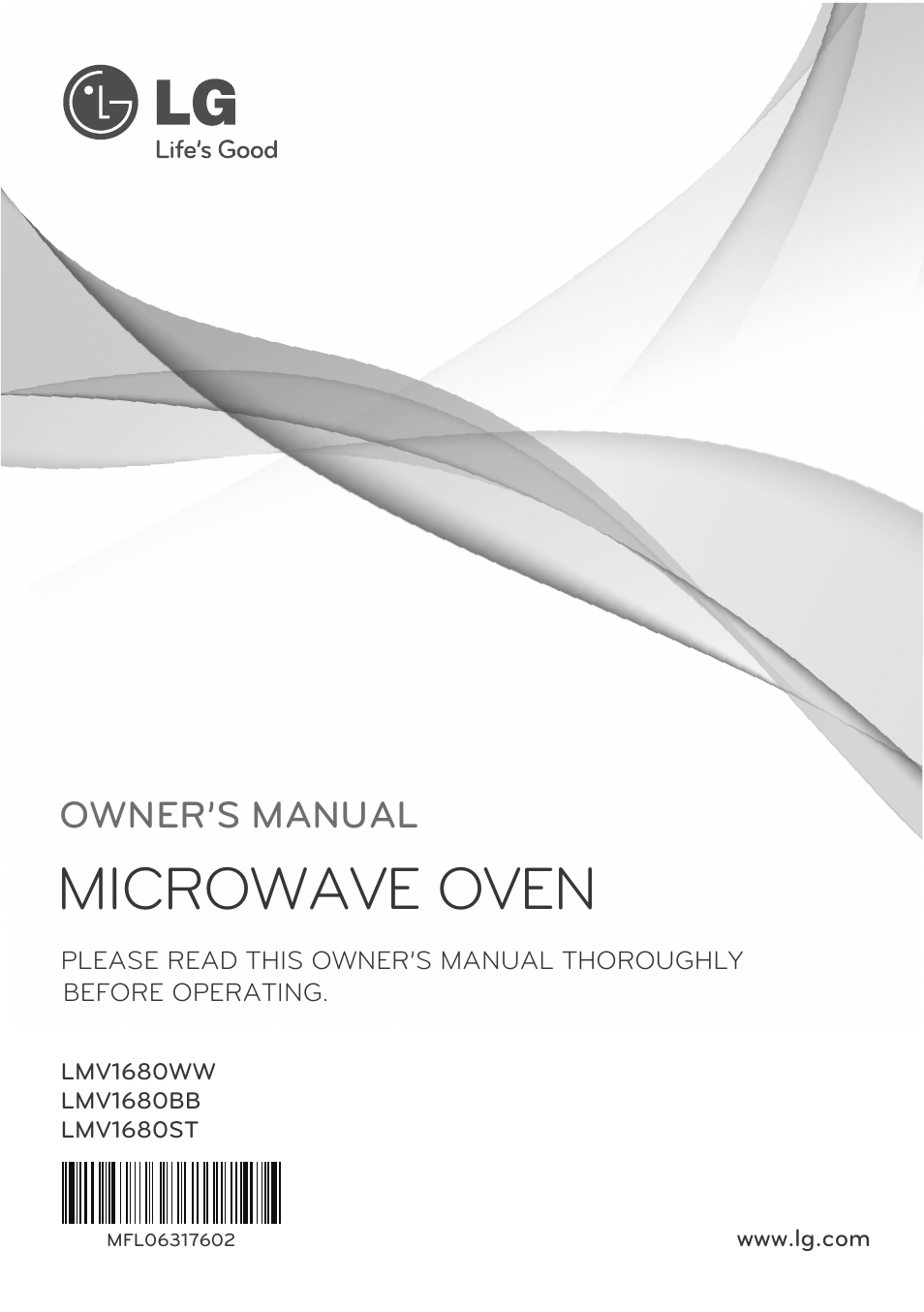 LG LMV1680ST User Manual | 32 pages