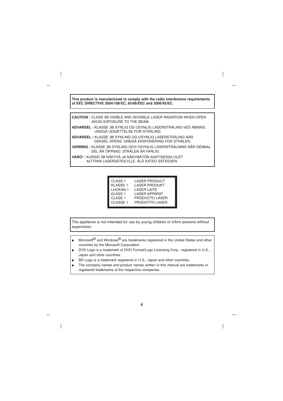 LG GBW-H20L User Manual | Page 3 / 15