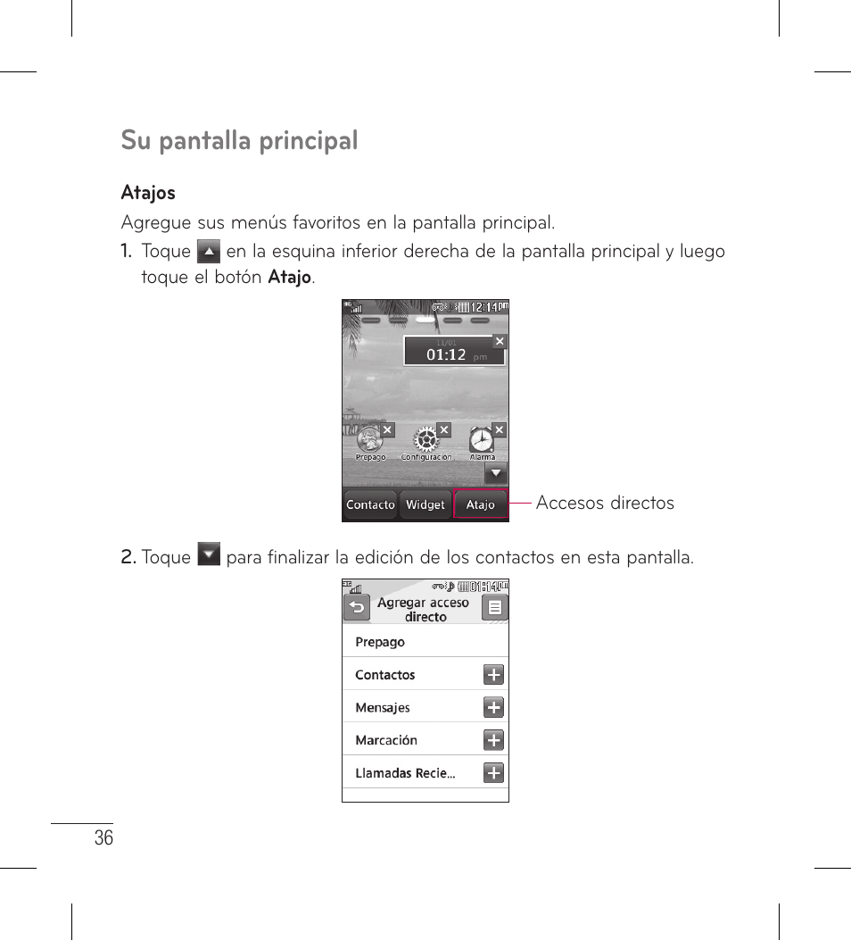 Su pantalla principal | LG LG306G User Manual | Page 124 / 186
