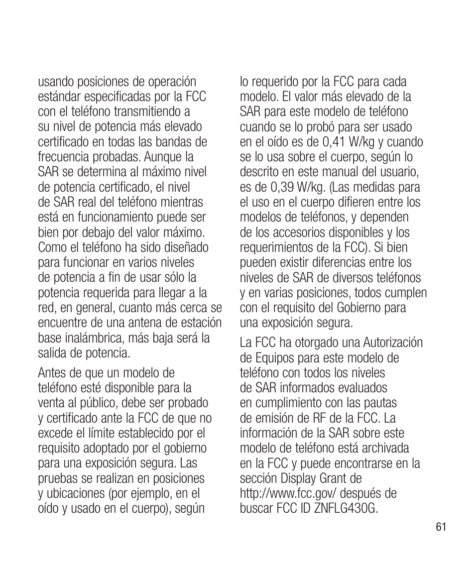 LG LG430G User Manual | Page 120 / 121