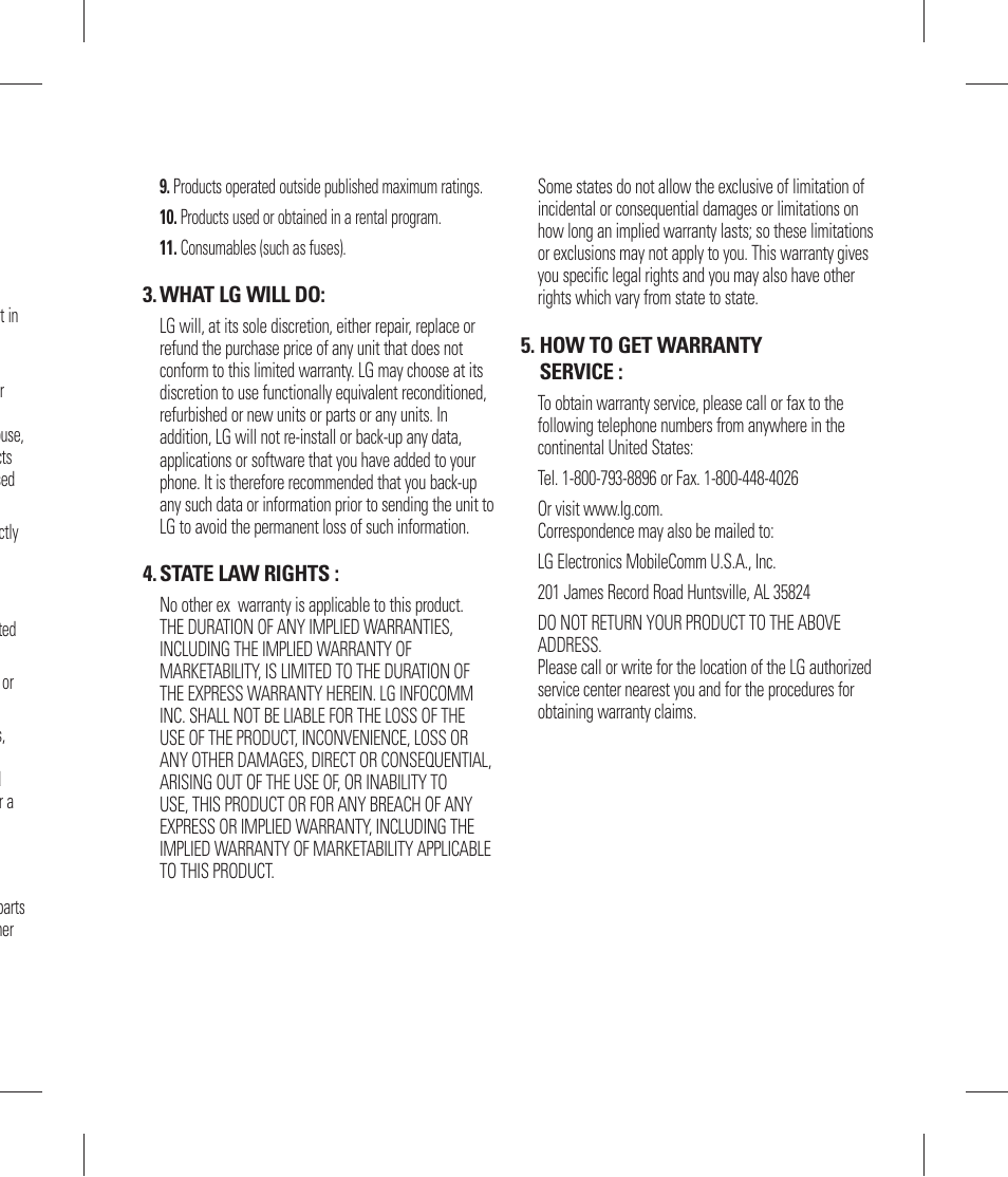 LG P870 User Manual | Page 3 / 110
