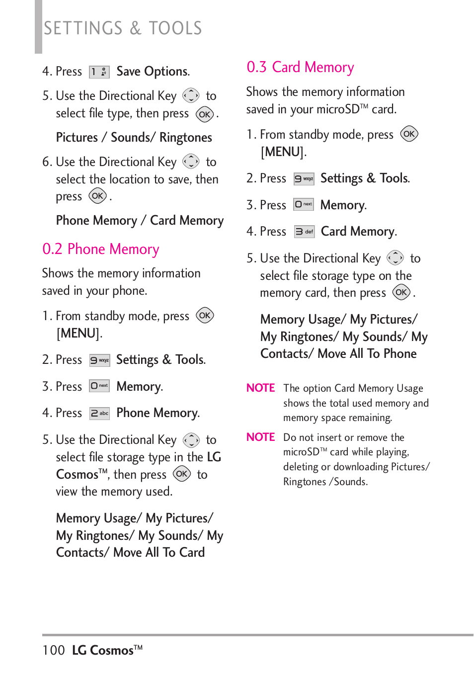 Settings & tools | LG LGVN250PP User Manual | Page 102 / 141