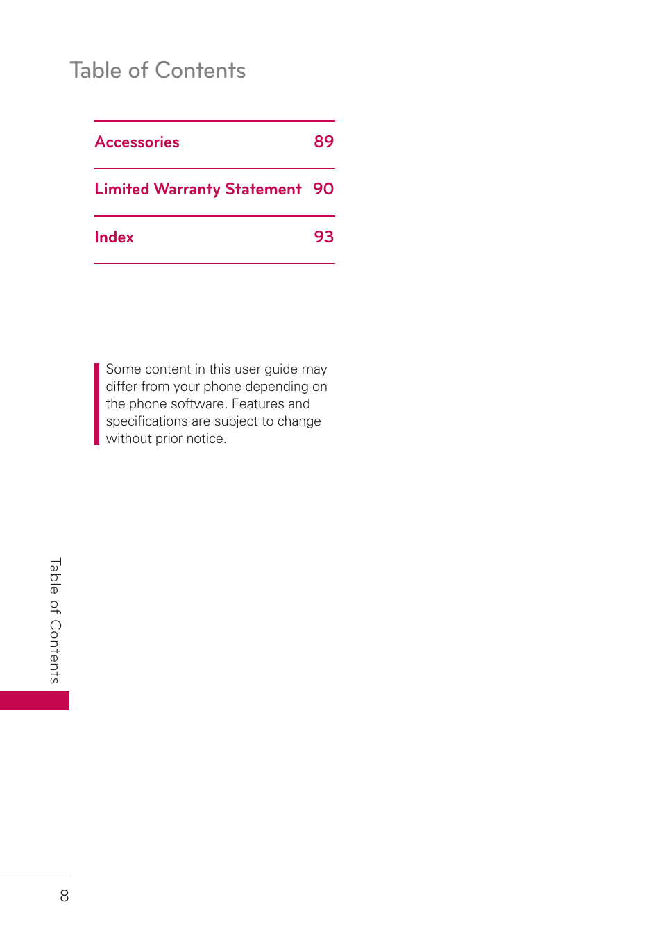 LG AN160 User Manual | Page 10 / 98