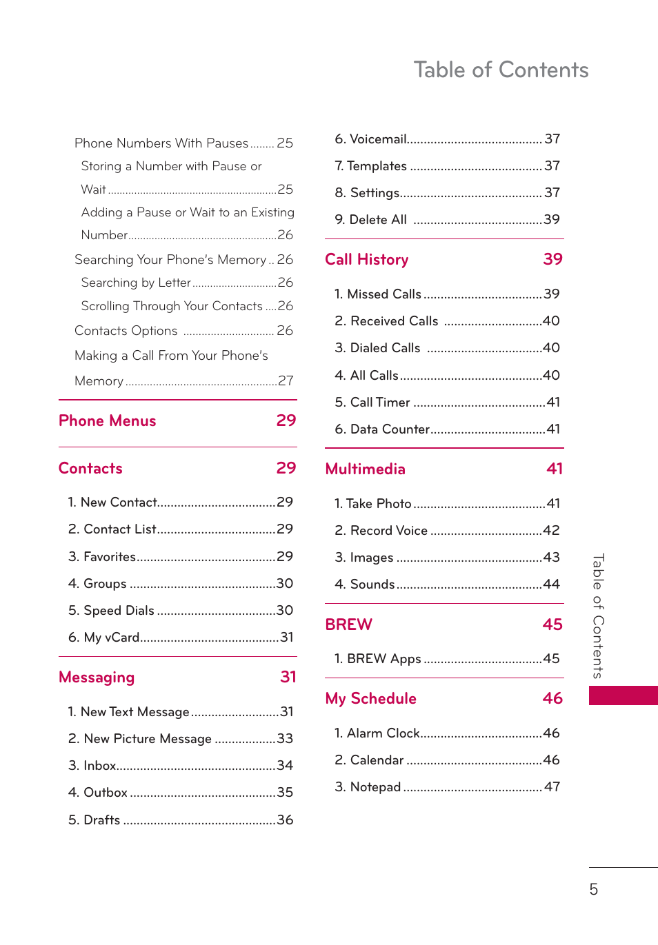 LG AN160 User Manual | Page 7 / 98