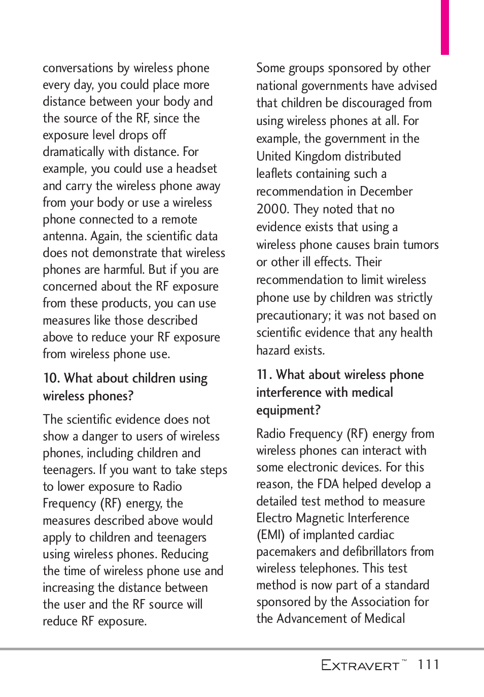 LG VN271 User Manual | Page 113 / 270