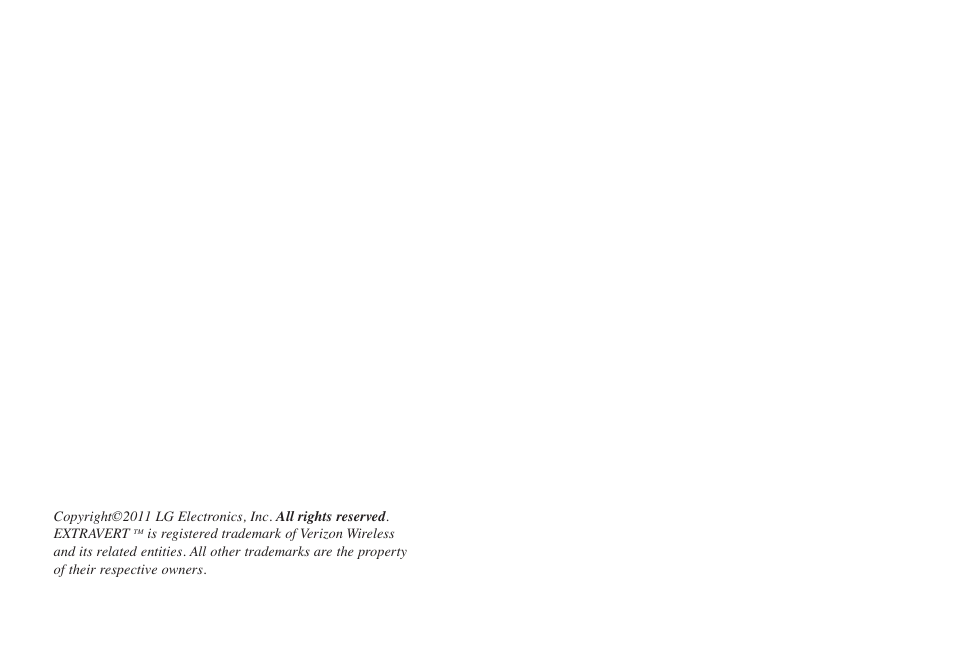 LG VN271 User Manual | Page 2 / 270