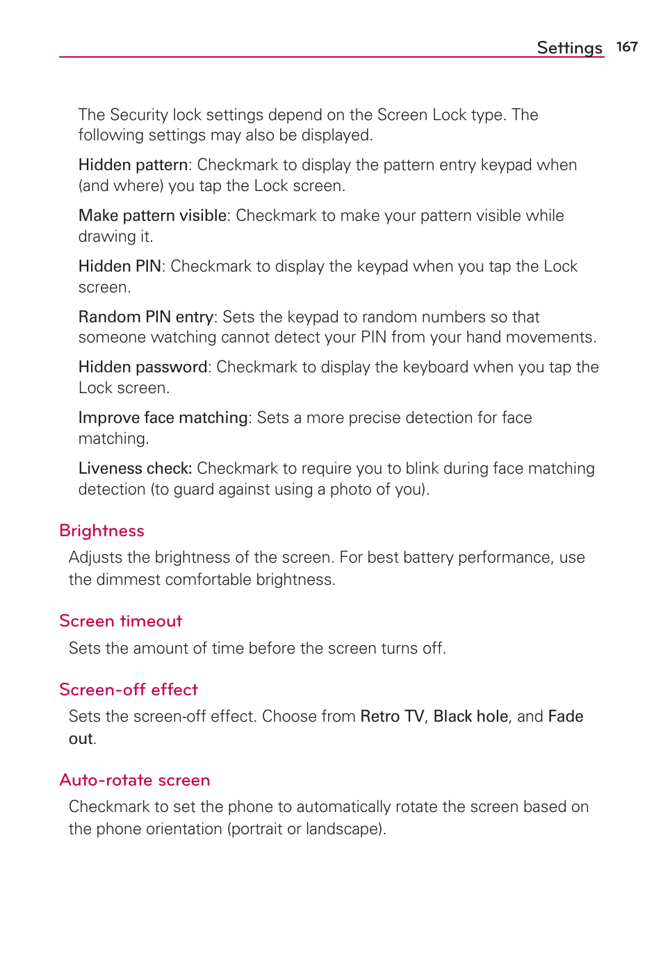 LG LGAS876 User Manual | Page 167 / 218