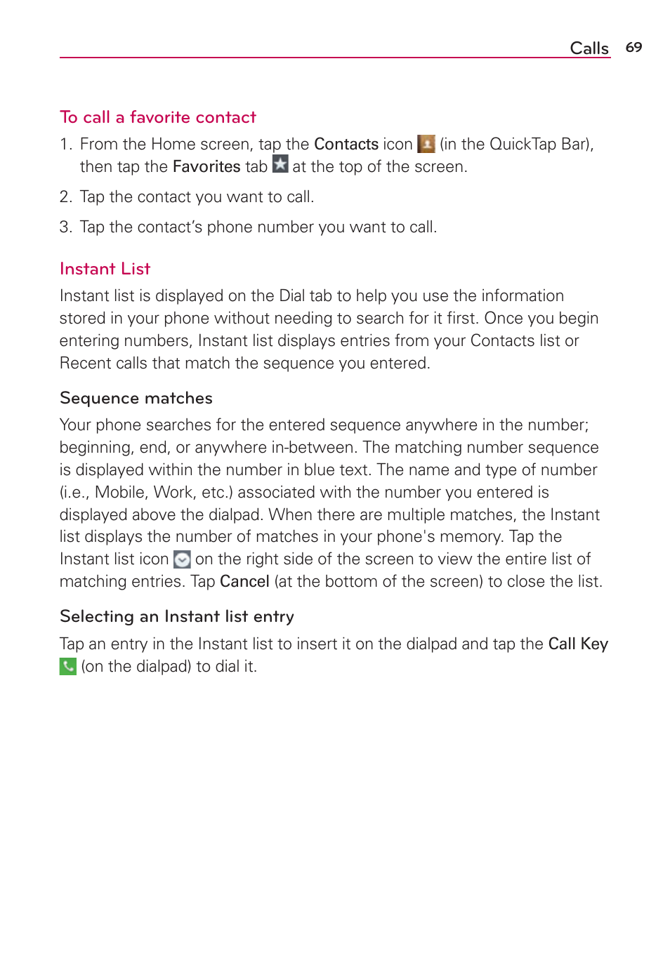 LG LGAS876 User Manual | Page 69 / 218